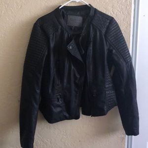 Vegan leather jacket